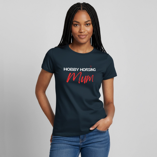 ILove HobbyHorsing Mum T-Shirt - Navy