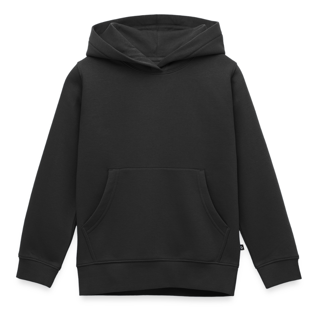 White Edition Kinder Premium Hoodie - Schwarz