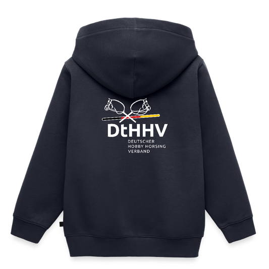 White Edition Kinder Premium Hoodie - Navy