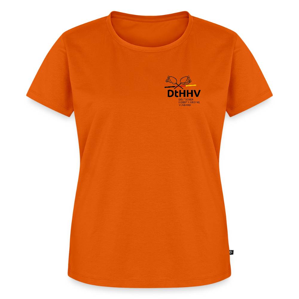 Black Edition Frauen Premium T-Shirt - Orange 