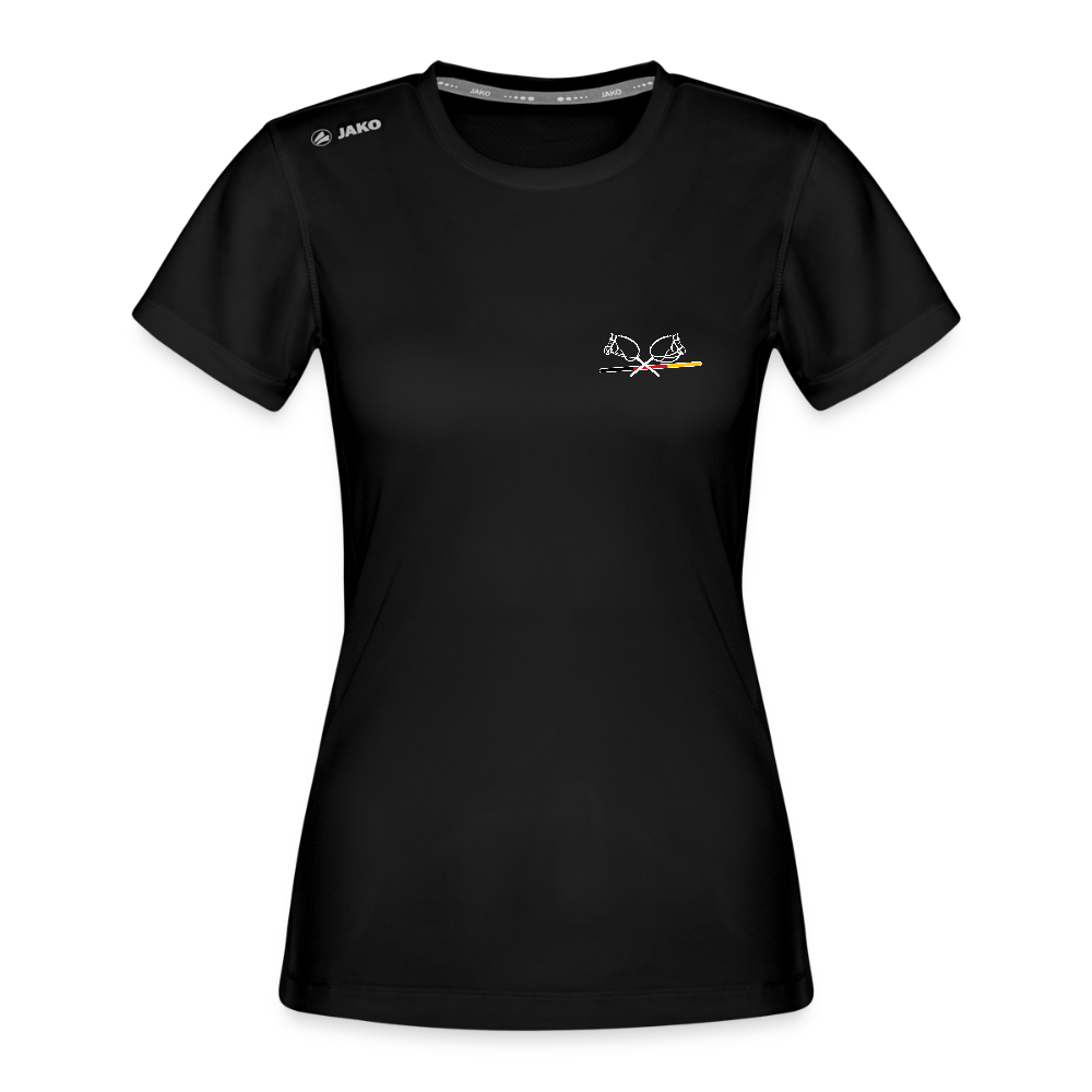 White Edition JAKO Frauen Sport-T-Shirt Run 2.0 - Schwarz