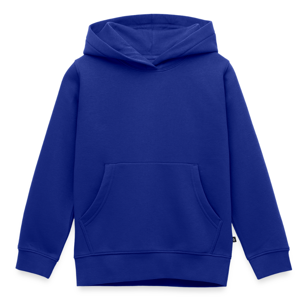White Edition Kinder Premium Hoodie - Royalblau