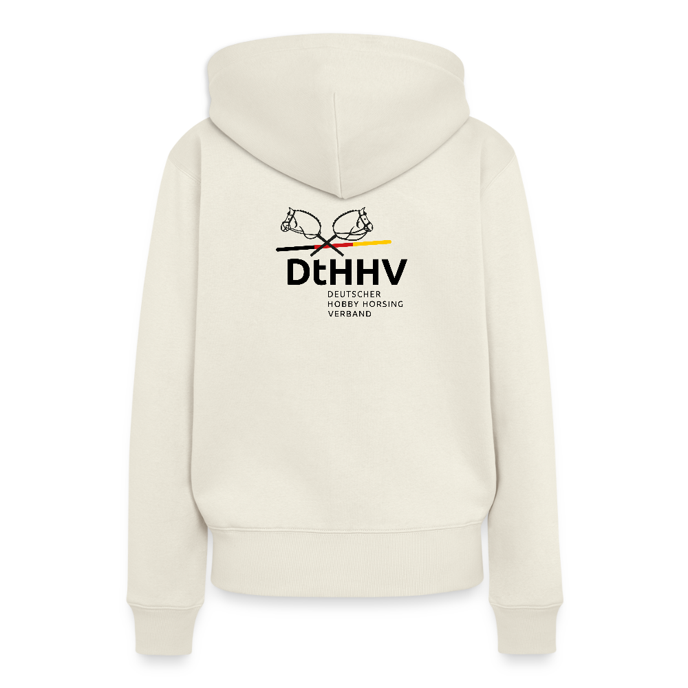 Black Edition Frauen Premium Hoodie - Naturweiß