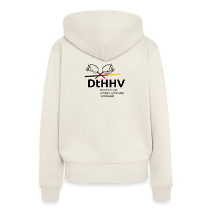 Black Edition Frauen Premium Hoodie - Naturweiß