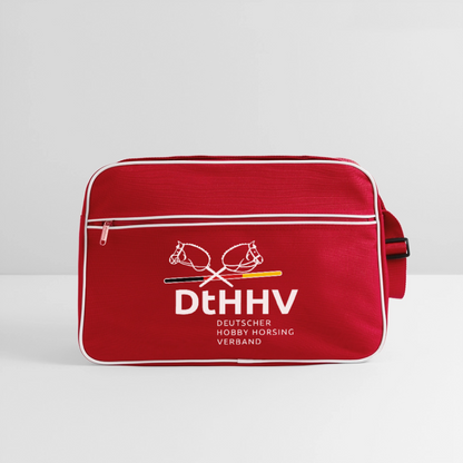 Retro Tasche - Rot/Weiß