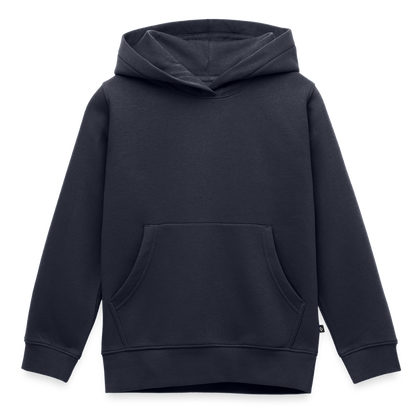 White Edition Kinder Premium Hoodie - Navy