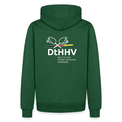 White Edition Männer Premium Hoodie - Flaschengrün