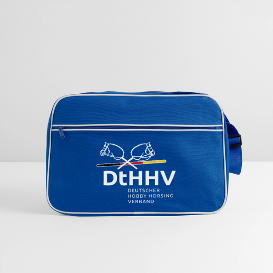 Retro Tasche - Blau/Weiß