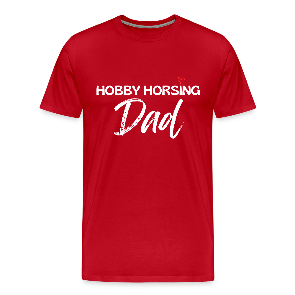 ILove HobbyHorsing Dad T-Shirt - Rot