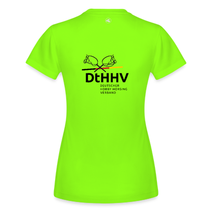 Black Edition JAKO Frauen Sport-T-Shirt Run 2.0 - Neongrün