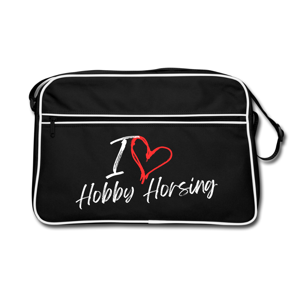 ILove HobbyHorsing Retro Tasche - Schwarz/Weiß