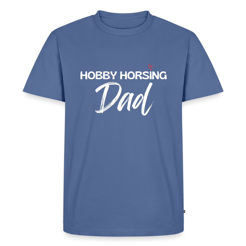 ILove HobbyHorsing Dad T-Shirt - Taubenblau