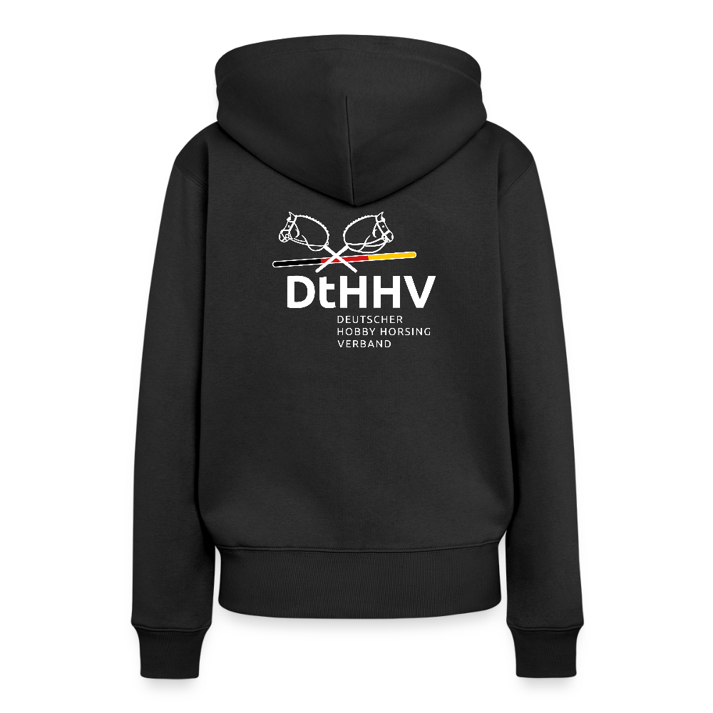 White Edition Frauen Premium Hoodie - Schwarz