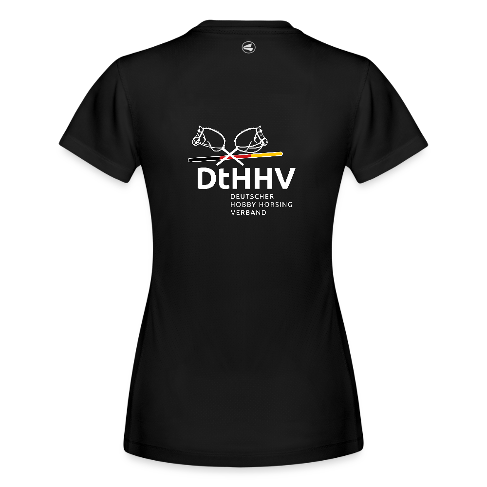 White Edition JAKO Frauen Sport-T-Shirt Run 2.0 - Schwarz