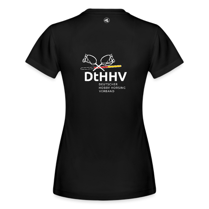 White Edition JAKO Frauen Sport-T-Shirt Run 2.0 - Schwarz