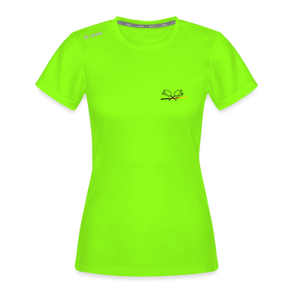 Black Edition JAKO Frauen Sport-T-Shirt Run 2.0 - Neongrün