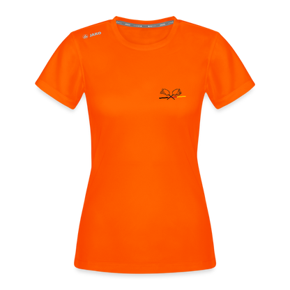 Black Edition JAKO Frauen Sport-T-Shirt Run 2.0 - Neonorange