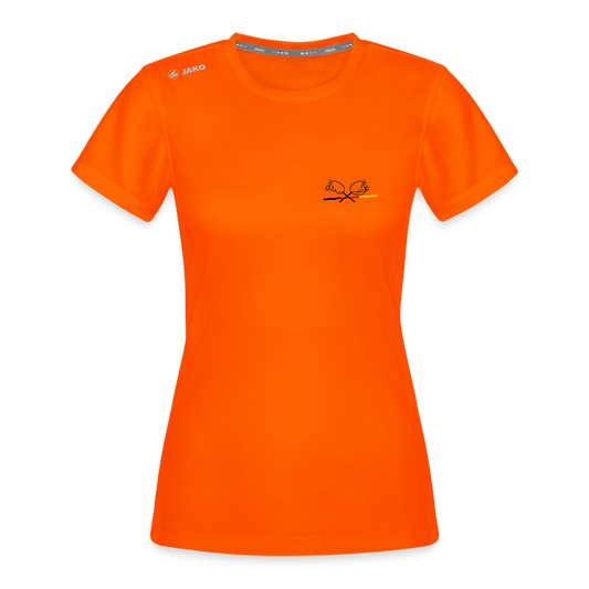 Black Edition JAKO Frauen Sport-T-Shirt Run 2.0 - Neonorange