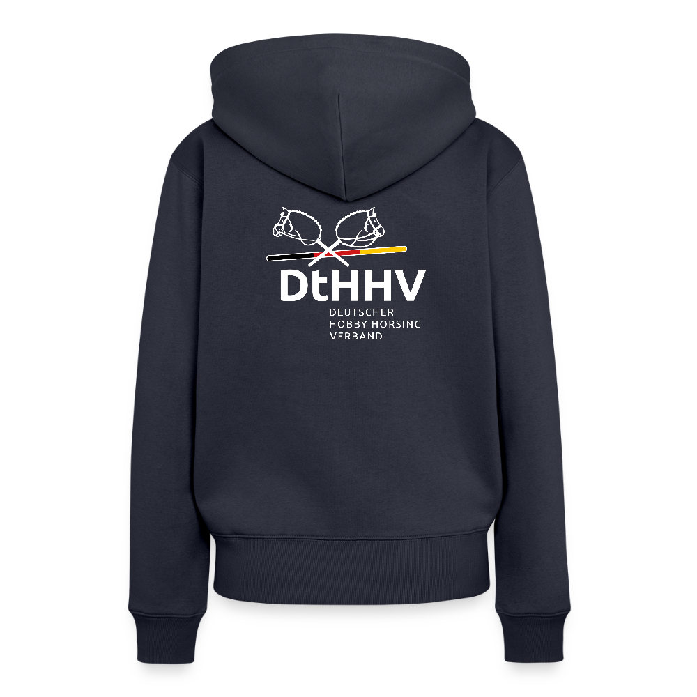 White Edition Frauen Premium Hoodie - Navy