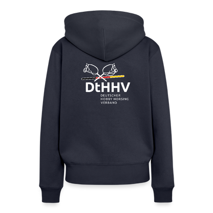 White Edition Frauen Premium Hoodie - Navy