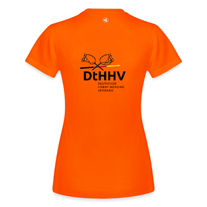 Black Edition JAKO Frauen Sport-T-Shirt Run 2.0 - Neonorange