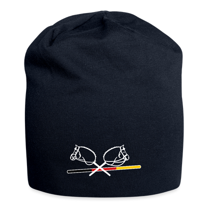 White Edition Beanie - French Navy