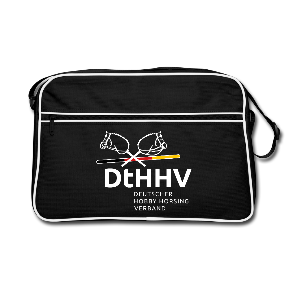 Retro Tasche - Schwarz/Weiß