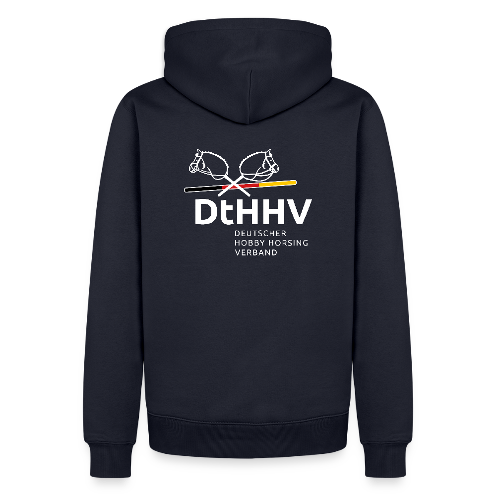 White Edition Männer Premium Hoodie - Navy