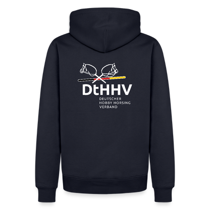 White Edition Männer Premium Hoodie - Navy