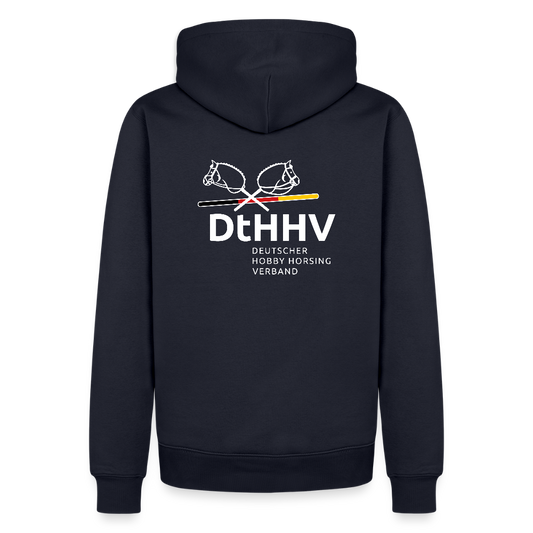 White Edition Männer Premium Hoodie - Navy