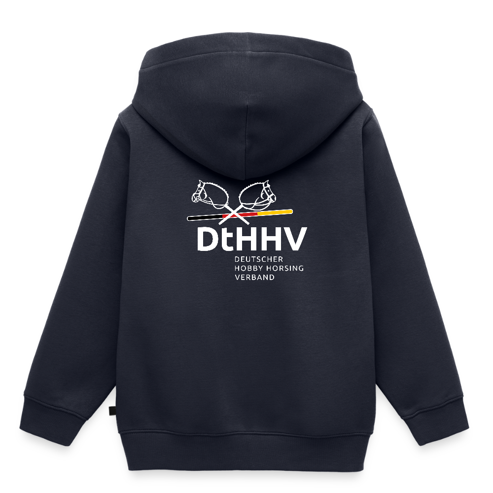 White Edition Teenager Premium Hoodie - Navy