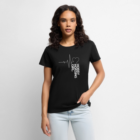 ILove HobbyHorsing Girl T-Shirt - Schwarz