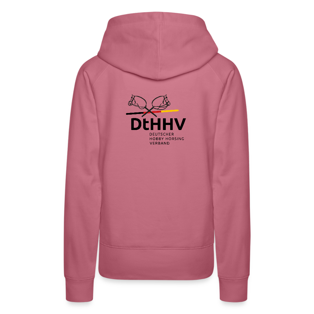 Black Edition Frauen Premium Hoodie - Malve