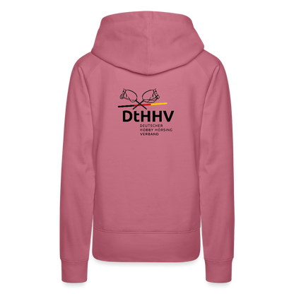 Black Edition Frauen Premium Hoodie - Malve