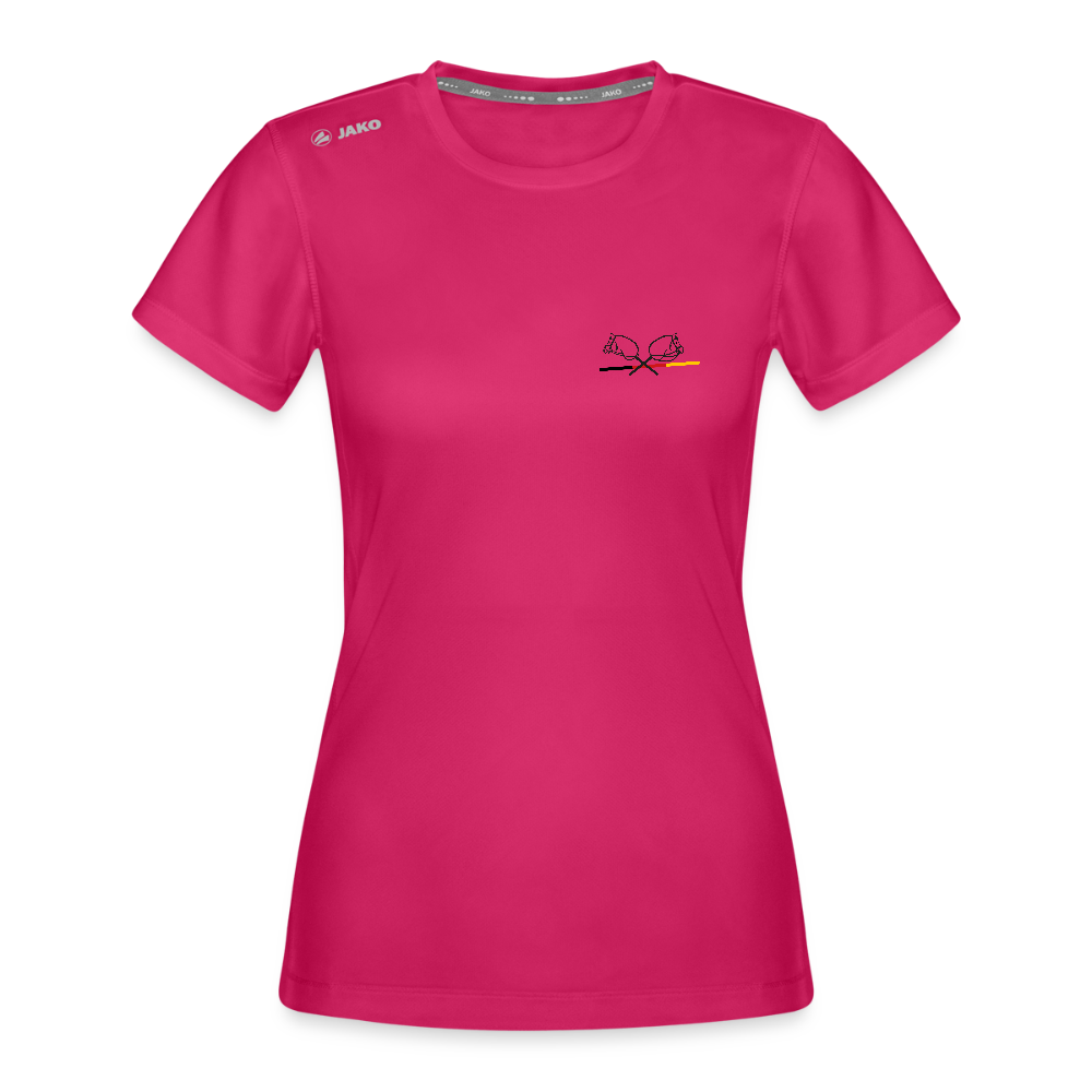 Black Edition JAKO Frauen Sport-T-Shirt Run 2.0 - dunkles Pink