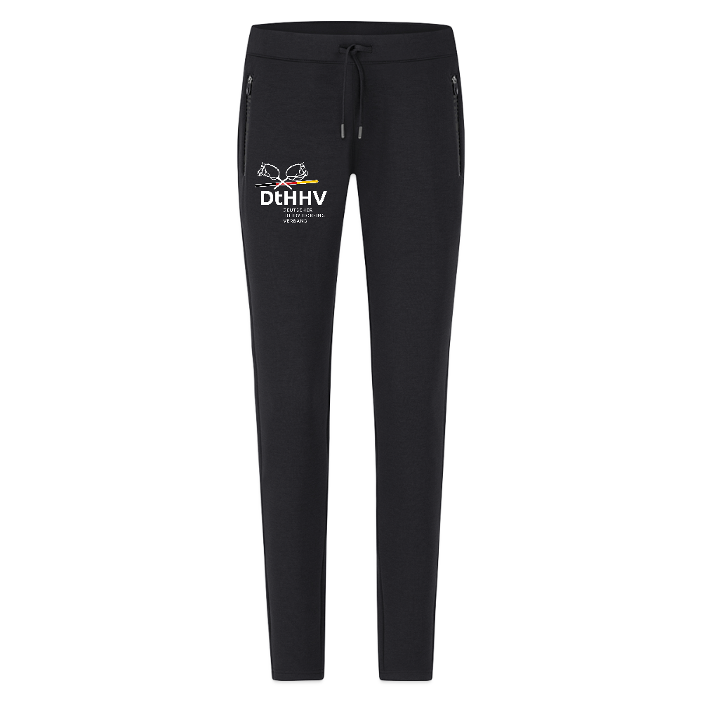 White Edition JAKO Jogginghose Pro Casual - Schwarz