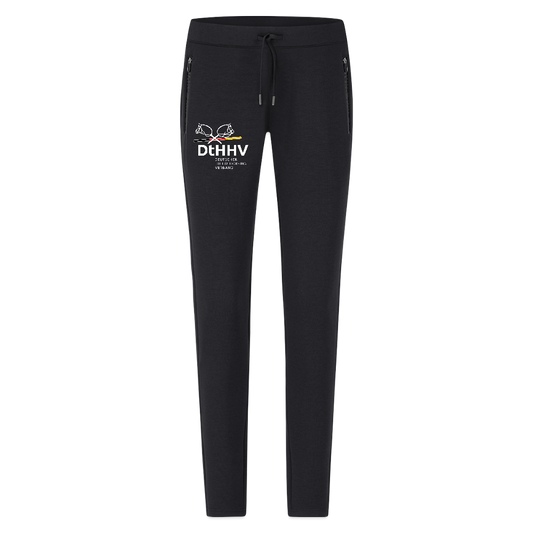 White Edition JAKO Jogginghose Pro Casual - Schwarz