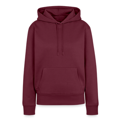 White Edition Frauen Premium Hoodie - Burgunderrot