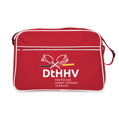 Retro Tasche - Rot/Weiß