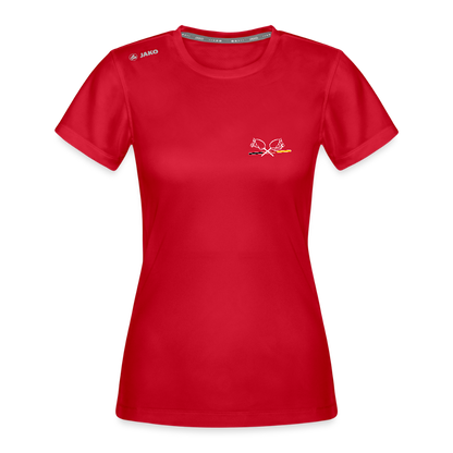 White Edition JAKO Frauen Sport-T-Shirt Run 2.0 - Rot