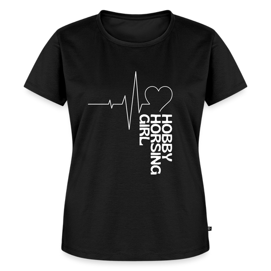 ILove HobbyHorsing Girl T-Shirt - Schwarz